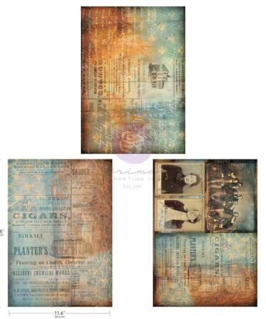 Prima Marketing - Collezione A3 Decoupage Pack Chestnut Street (3pcs)