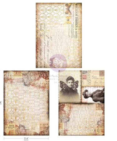 Prima Marketing - Collezione A3 Decoupage Pack Southampton Butterflies (3pcs)