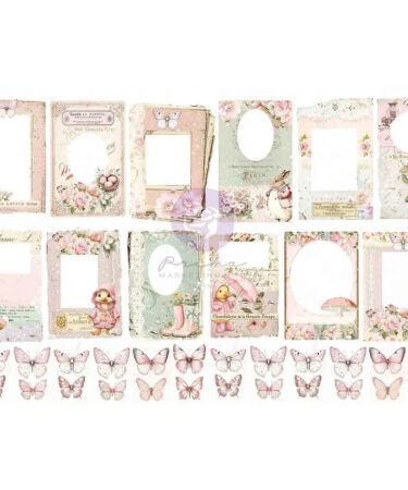 Prima Marketing - Collezione Sweet Spring Ephemera Butterflies & Frames (72pcs)