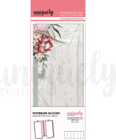  Uniquely Creative - Collezione Paperbark Blooms - Slimline Fold-Out Album