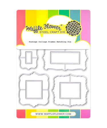 WAFFLE FLOWER - Postage Collage Frames Matching Die