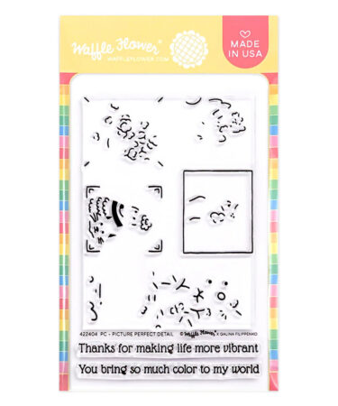 WAFFLE FLOWER - Postage Collage Picture Perfect Detail Stamp