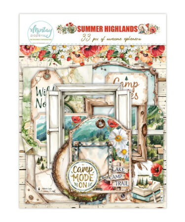 MINTAY PAPERS - Collezione Summer Highlands Paper Ephemera - 33 pcs