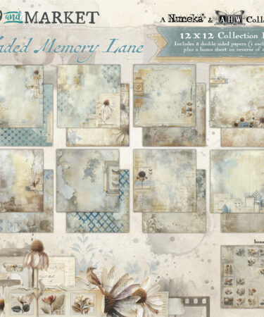 49 and Market -Collezione Faded Memory Lane - 12 x12 Collection Pack