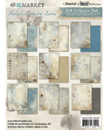 49 and Market -Collezione Faded Memory Lane - 6 x 8 Collection Pack