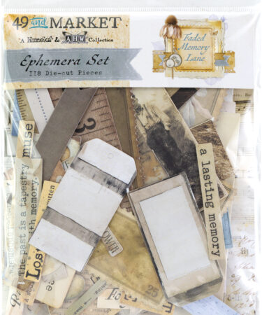 49 and Market -Collezione Faded Memory Lane Ephemera Set