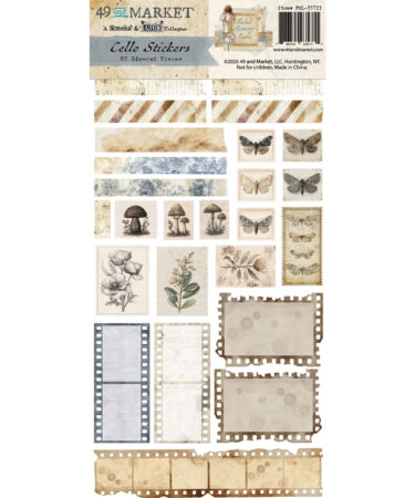 49 and Market -Collezione Faded Memory Lane Cello Stickers