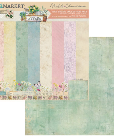 49 and Market -Collezione From the Garden - 12 x12 Solids Collection Pack