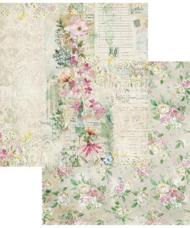 49 AND MARKET - Collezione From the Garden  - Cardstock 12"X12" -  Foxglove(IN ARRIVO)