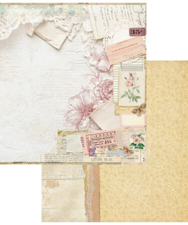 49 AND MARKET - Collezione From the Garden - Cardstock 12"X12" -  Rosewater(IN ARRIVO)