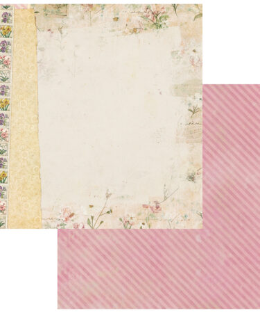 49 AND MARKET - Collezione From the Garden - Cardstock 12"X12" - Sweet Pea (IN ARRIVO)