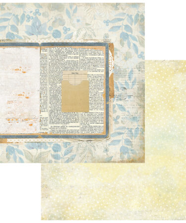 49 AND MARKET - Collezione From the Garden  - Cardstock 12"X12" -  Pressed Leaf(IN ARRIVO)