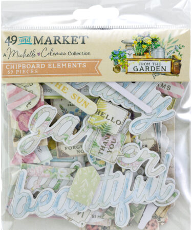 49 and Market -Collezione From the Garden Chipboard Set