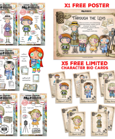 AALL & CREATE - Pack A5- Janet Klein Through the Lens Stamp Bundle