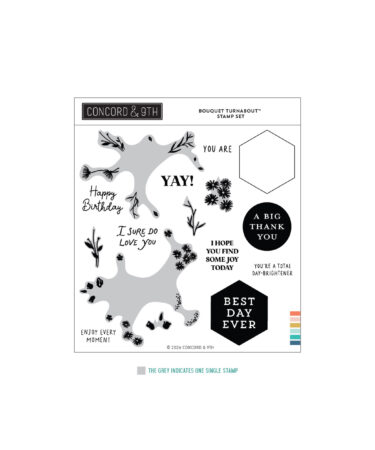Concord & 9th – Bouquet Turnabout™ Stamp Set (6 x 6)