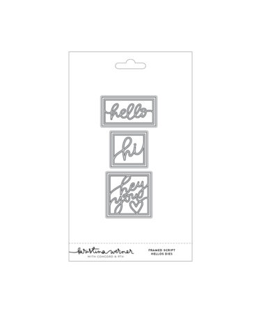 Concord & 9th – Kristina Werner -  Framed Script Hellos