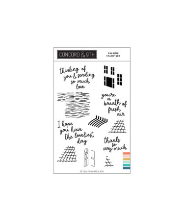 Concord & 9th – Seaside Stamp Set (4 x 6)