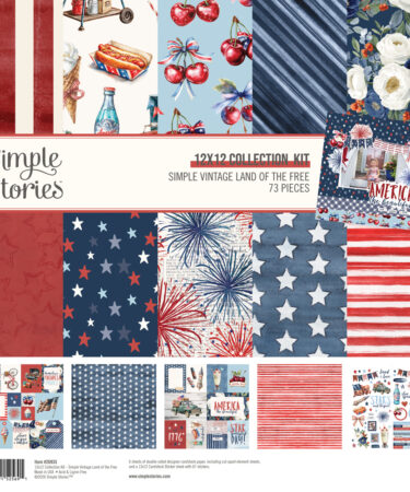 SIMPLE STORIES - Collezione Simple Vintage Land of the Free - Collection Kit