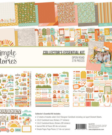 SIMPLE STORIES - Collezione Open Road - Collector's Essential Kit