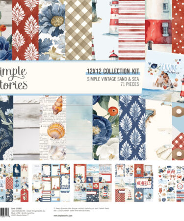 SIMPLE STORIES - Collezione Simple Vintage Sand & Sea - Collection Kit