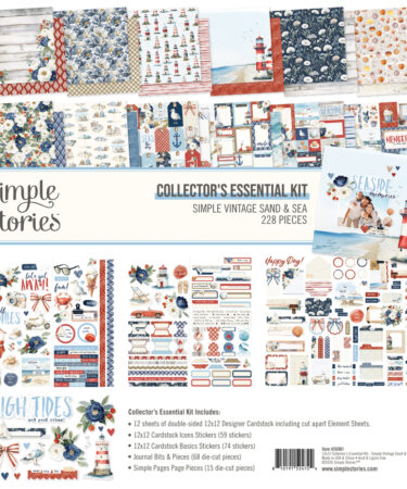 SIMPLE STORIES - Collezione Simple Vintage Sand & Sea  - Collectors Essentials Kit