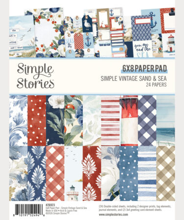 SIMPLE STORIES - Collezione Simple Vintage Sand & Sea - 6x8 Pad