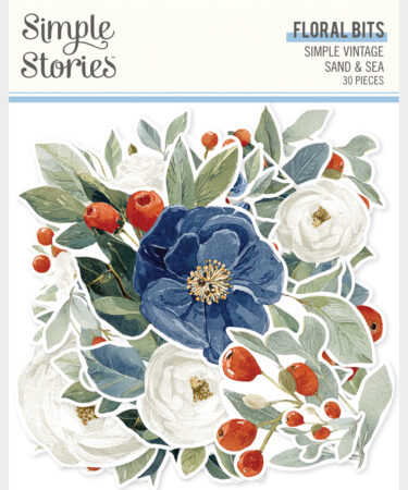SIMPLE STORIES - Collezione Simple Vintage Sand & Sea - Floral Bits & Pieces