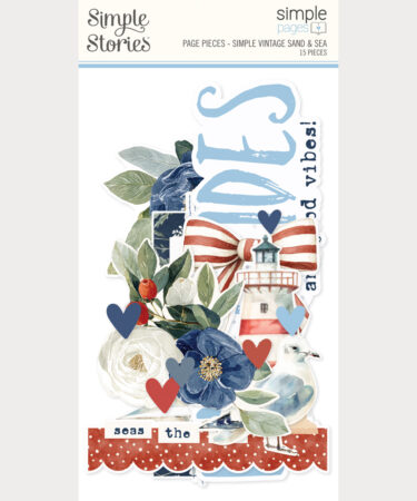 SIMPLE STORIES - Collezione Simple Vintage Sand & Sea- Simple Pages Page Pieces