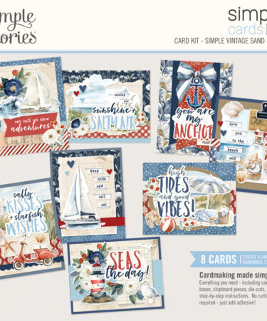 SIMPLE STORIES - Collezione Simple Vintage Sand & Sea - Simple Cards Card Kit