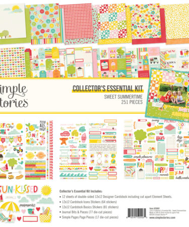 SIMPLE STORIES - Collezione Sweet Summertime - Collector's Essential Kit