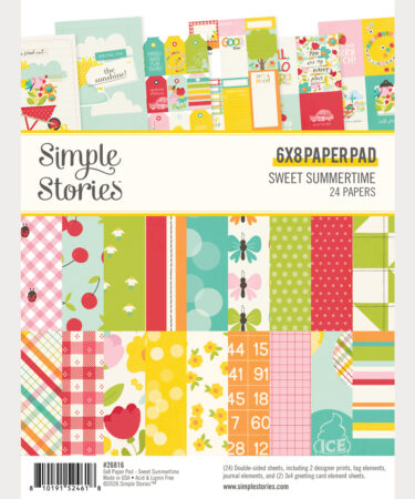 SIMPLE STORIES - Collezione Sweet Summertime - 6x8 Pad