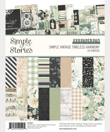 SIMPLE STORIES - Collezione Simple Vintage Timeless Harmony - 6x8 Pad