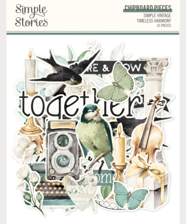 SIMPLE STORIES - Collezione Simple Vintage Timeless Harmony - Chipboard Pieces