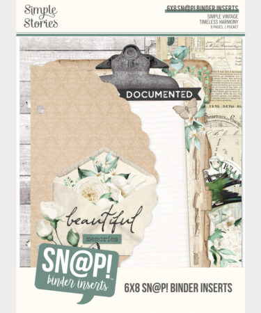 SIMPLE STORIES - Collezione Simple Vintage Timeless Harmony - SN@P! 6x8 Binder Inserts