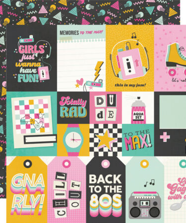 SIMPLE STORIES - Collezione Totally 80's - Elements 1