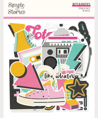 SIMPLE STORIES - Collezione Totally 80's - Bits & Pieces