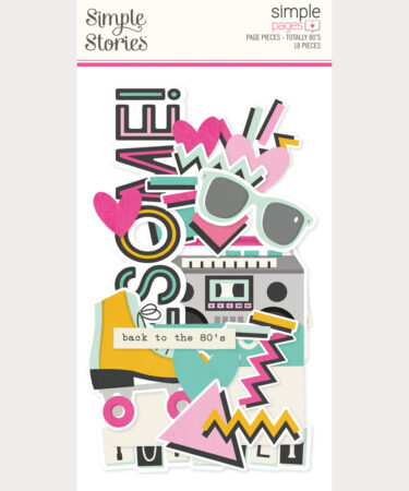 SIMPLE STORIES - Collezione Totally 80's - Page Pieces