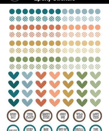 Arden Creative Studio COLLEZIONE BEEN THERE Been There Epoxy Stickers (158pcs)