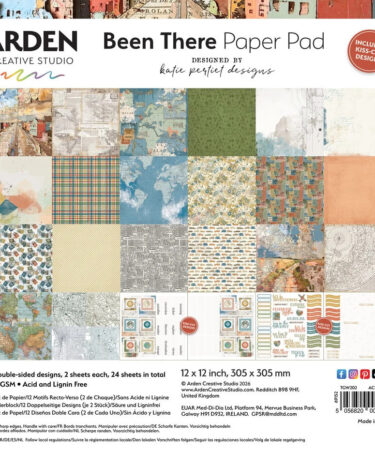 Arden Creative Studio COLLEZIONE BEEN THERE Been There 12x12 Inch Paper Pad