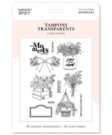 Florilèges Design - COLLEZIONE MURMURES - Tampons clear NOS MOMENTS
