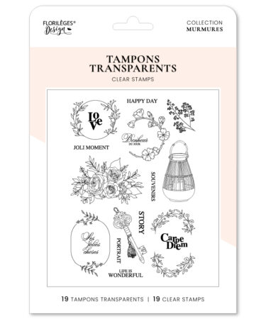 Florilèges Design - COLLEZIONE MURMURES - Tampons clear HAPPY DAY