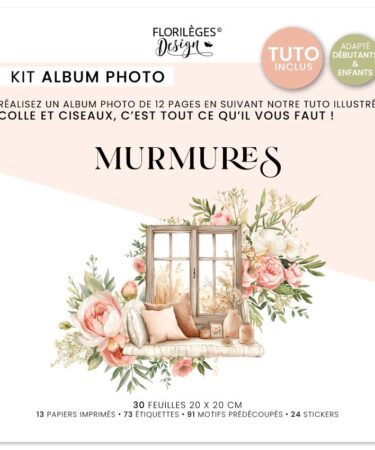 Florilèges Design - COLLEZIONE MURMURES - Kit créatif album