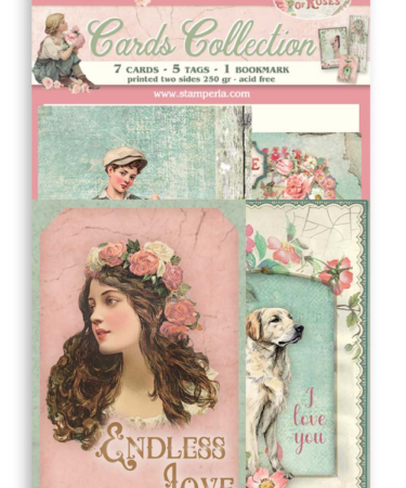 STAMPERIA - ย Collezione House of Roses - ย ย Printed Art Cards Collection