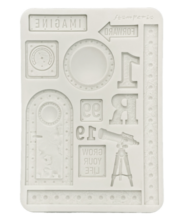 STAMPERIA -  Silicon mould A5 - A new Beginning telescope