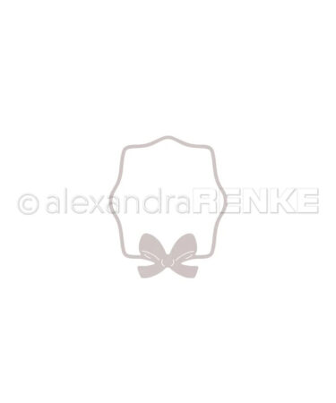 ALEXANDRA RENKE - Fustelle 'Geschwungener Vintage-Rahmen mit Schleife'