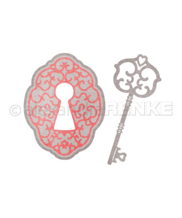 ALEXANDRA RENKE - Fustelle 'Schlüsselloch-Ornament mit Schlüssel' +