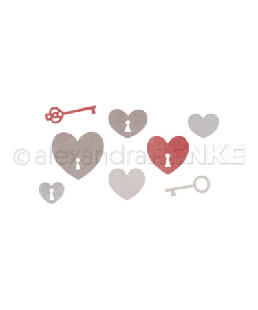 ALEXANDRA RENKE - Fustelle 'Schlüssellochherzen'