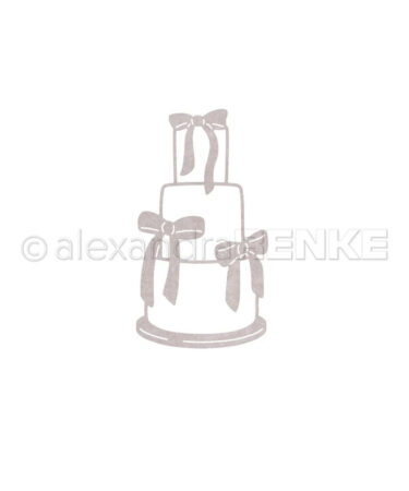 ALEXANDRA RENKE - Fustelle 'Outline Torte mit Schleifen'