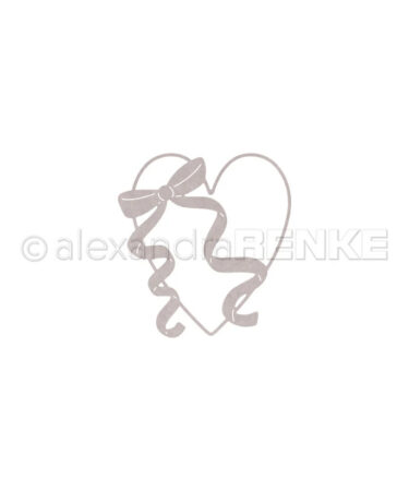 ALEXANDRA RENKE - Fustelle 'Zartes Schleifenherz'