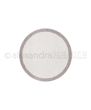 ALEXANDRA RENKE - Fustelle 'Kreis mit Büttenrahmen'